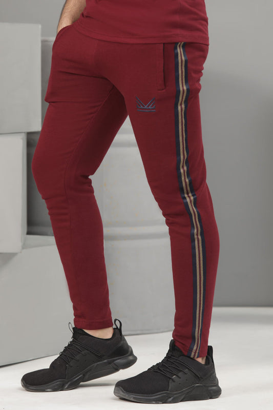 Milano  Terry Cotton Trouser - Wine