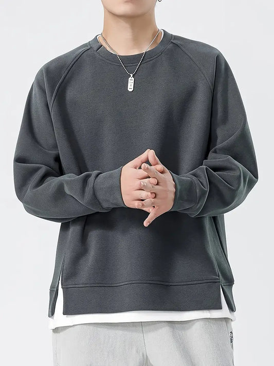 CutSew Sweatshirt - Solid grey