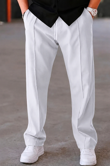 Casual Straight SpandexDry Pant Trouser - Optic White