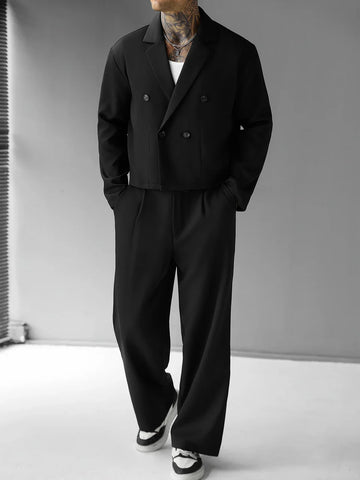 Double Press Tracksuit - Black