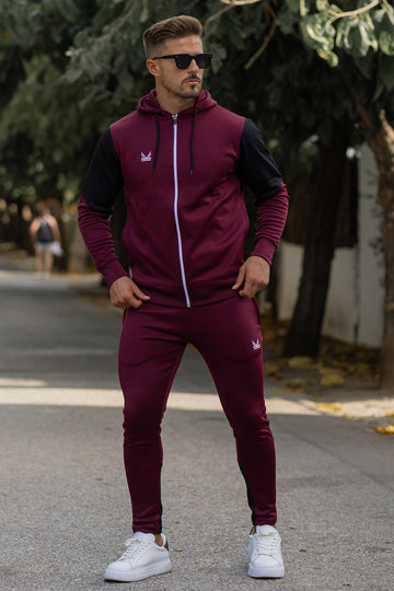 Gothic Quickdry Tracksuit - Burgundy