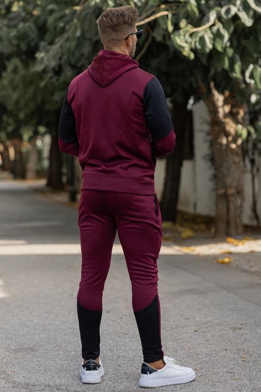 Gothic Quickdry Tracksuit - Burgundy