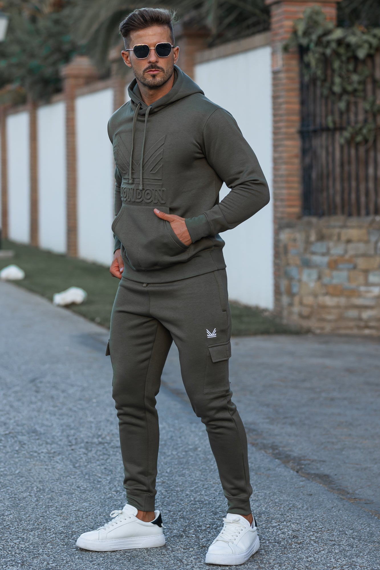 Core Cotton Tracksuit - Chocolate Brown