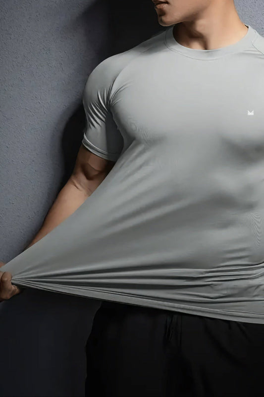 Ice SpandexDry Raglan Tee - Silver