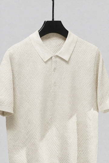 Popcorn Pk polo - Pearl