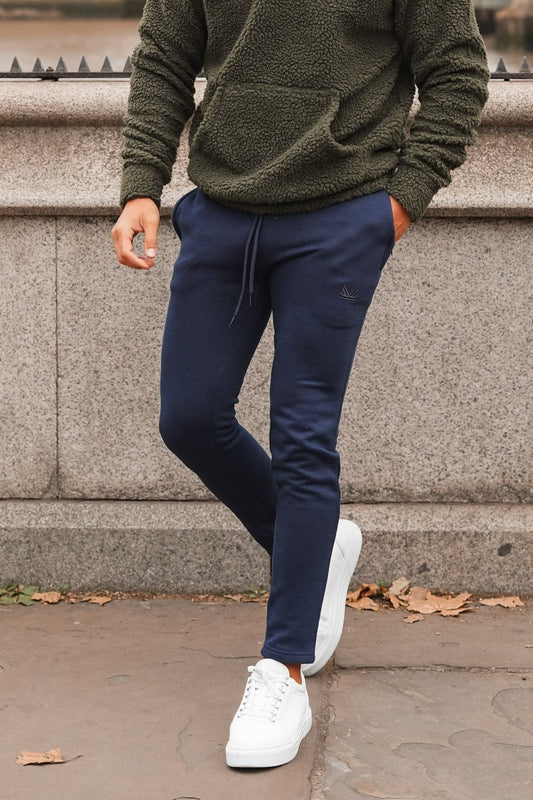 Iconic  Cotton  Trouser - Navy