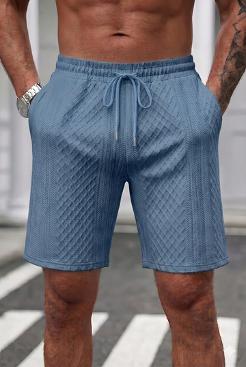 Cabo Textured Shorts - Ash Green