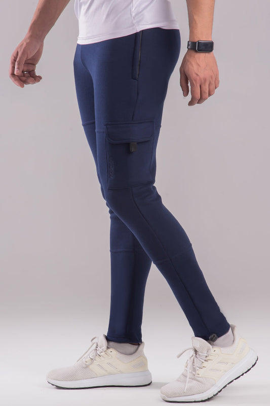 Venom Cargo Cotton Trouser - navy