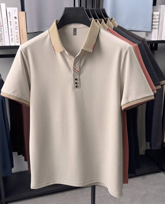 Paris Cotton Polo - Cream