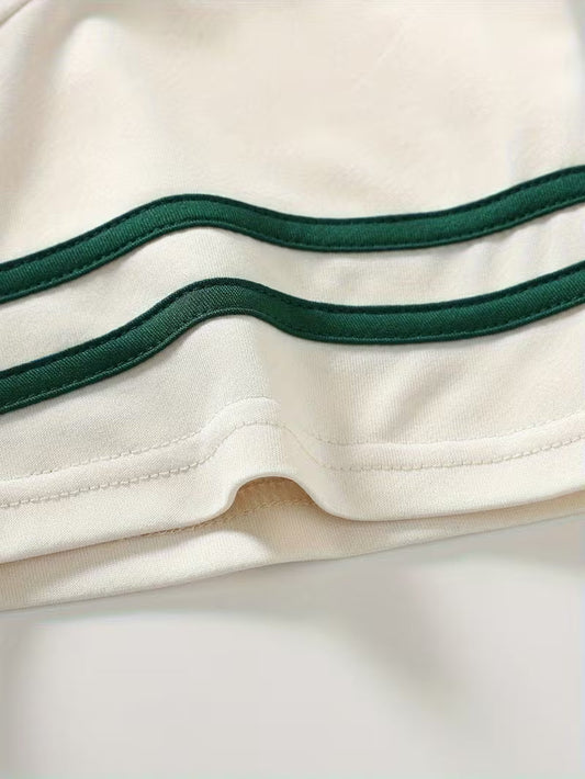 Stereo Spandex Polo - White