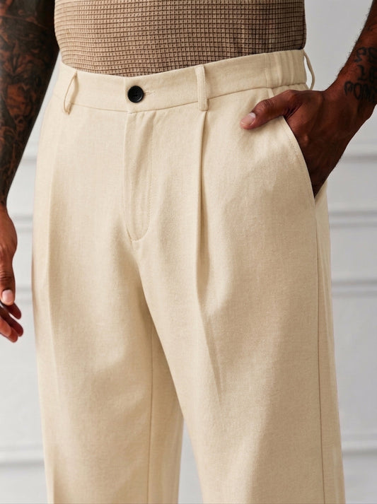 Lee Min Pants WideLeg SpandexDry - Cream