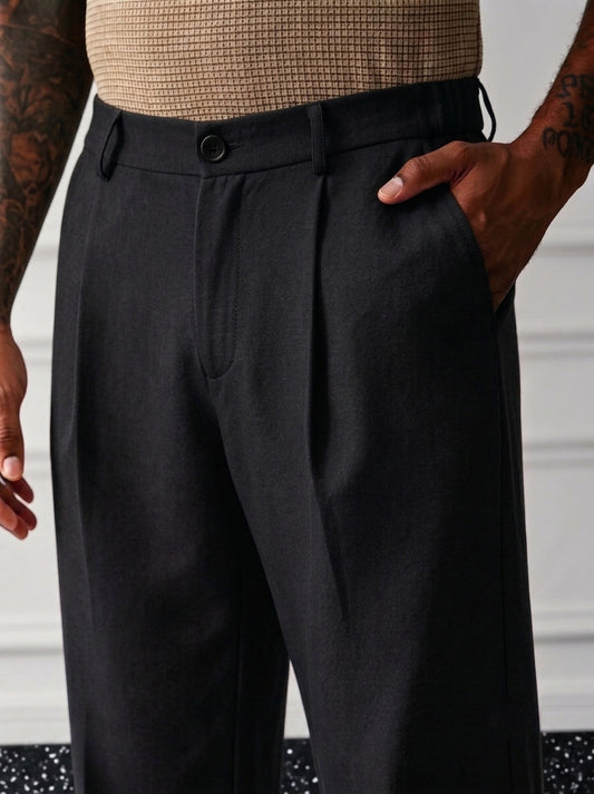 Lee Min Pants WideLeg SpandexDry - Black