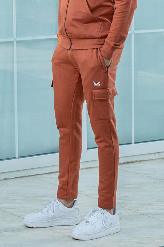 ARRIVAL Cargo  Fleece trouser - peach