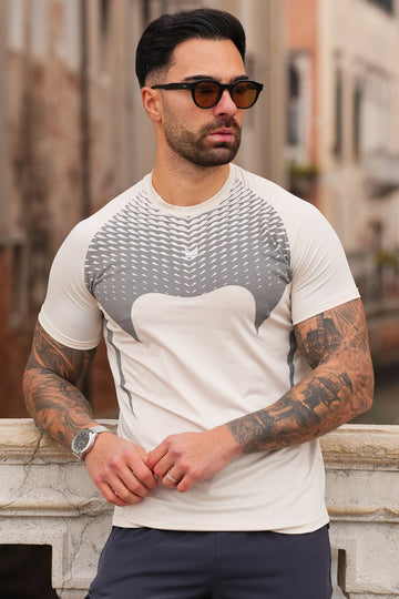 Venom SpandexDry Tee in Cream