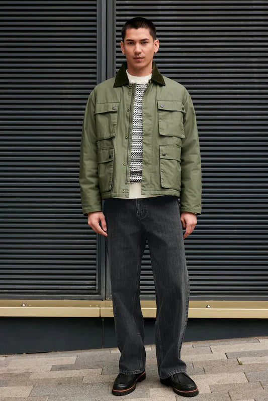 LBX Series Cargo Trucker Jacket - Olive