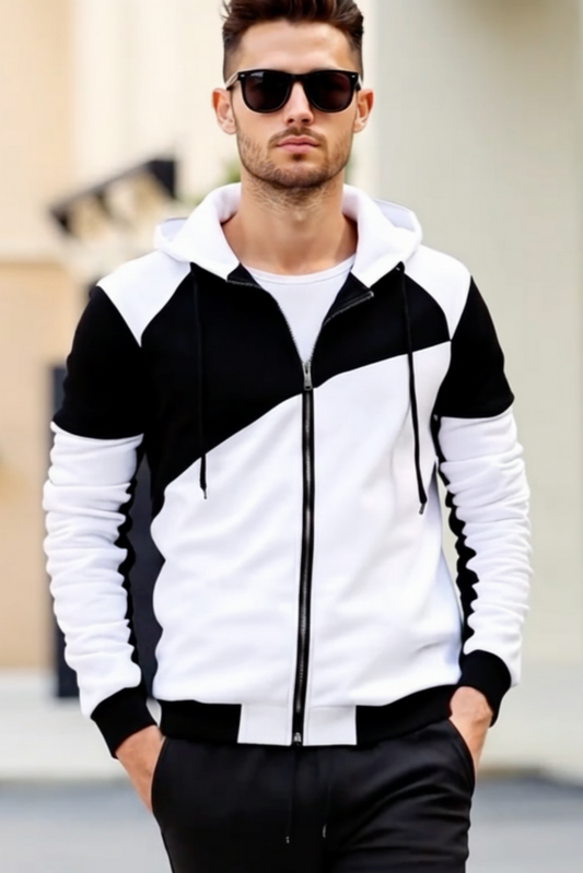 French Colorblock Hoodie