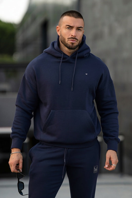 Core Slimfit hoodie - Navy