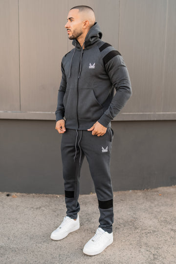 Neves Cotton Tracksuit - Dark Grey