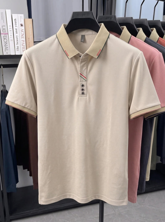 Paris Cotton Polo - Chocolate