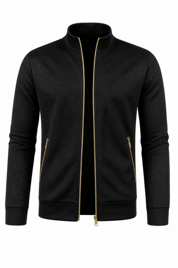 Sports Fleece Jacket - Black