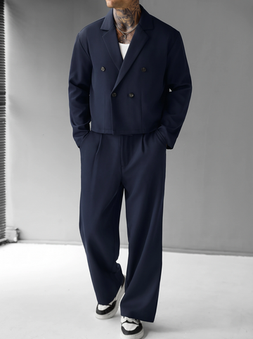 Double Press Tracksuit - Dark Navy