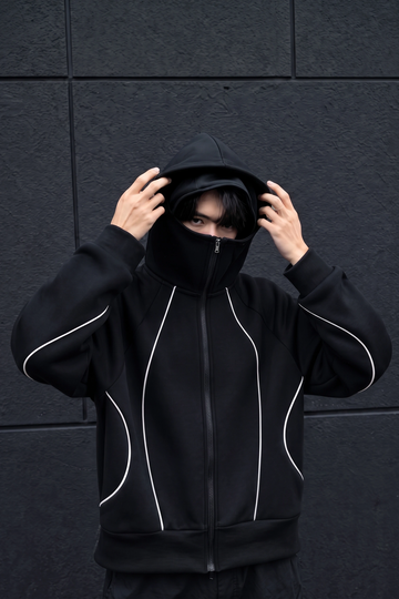 Balaclava Jacket - Black