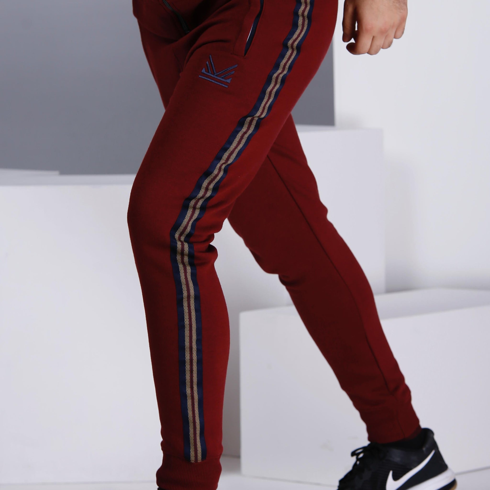 Milano Cotton Trouser - Wine