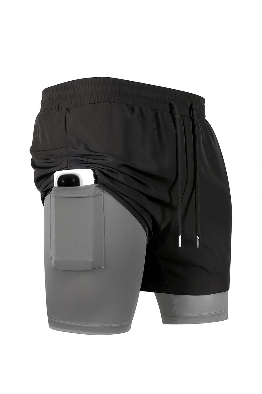 Power Spandexdry Shorts - Black/Silver