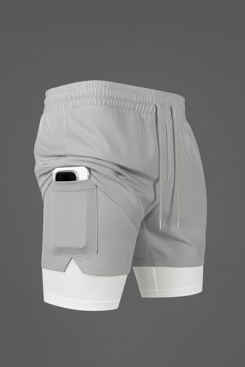 Power Spandexdry Shorts - Silver