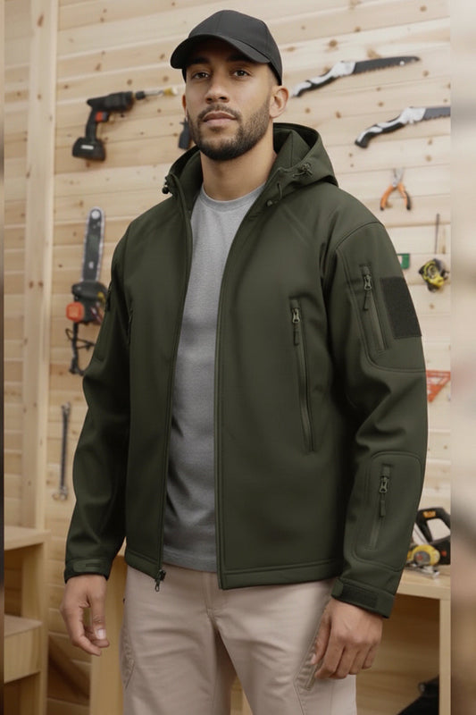 Tactical Softshell Imported Jacket - Olive