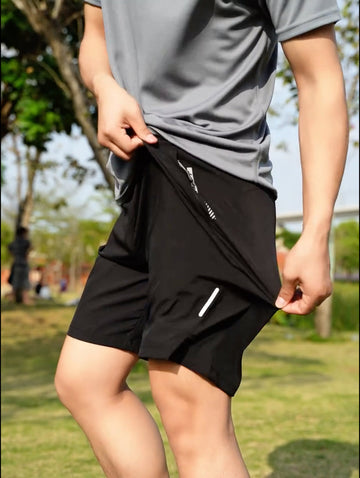 Padel Tennis SpandexDry Shorts - Black