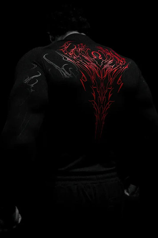 werewolf  Shirt  - Black Red