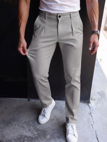Phantom Spandexdry Pleated Pants - Silver
