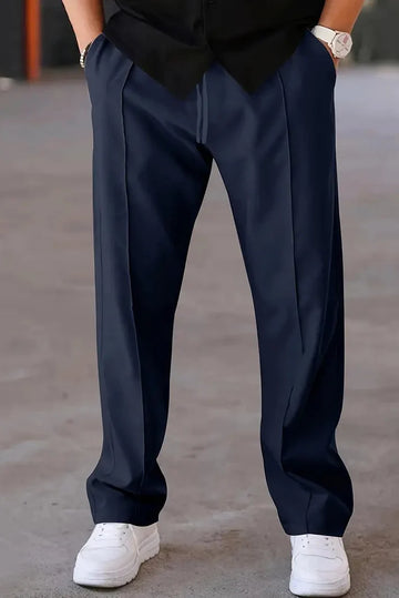 Casual Straight SpandexDry PK Pant Trouser - Navy