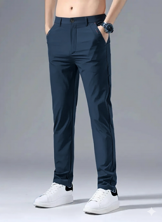 Hook  EasyFlex Spandexdry Pant with Button - Navy