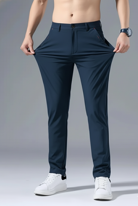 Hook  EasyFlex Spandexdry Pant with Button - Navy