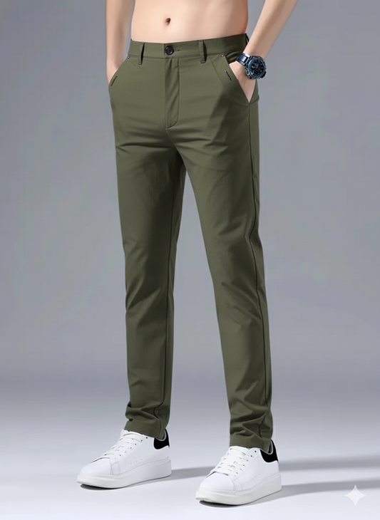 Hook  EasyFlex Spandexdry Pant with Button - Olive