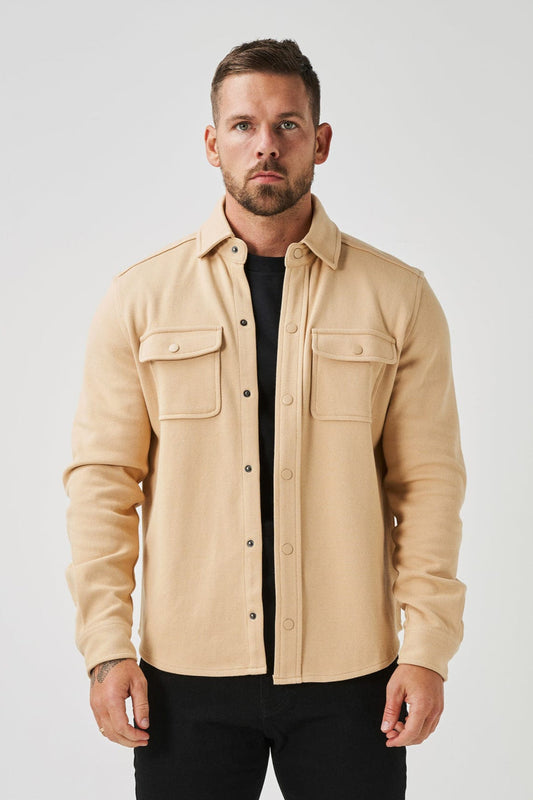 Fleece Overshirt - Sand