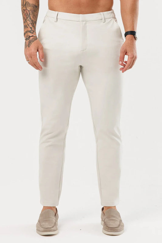 Hybrid SpandexDry Pants Trouser - Cream