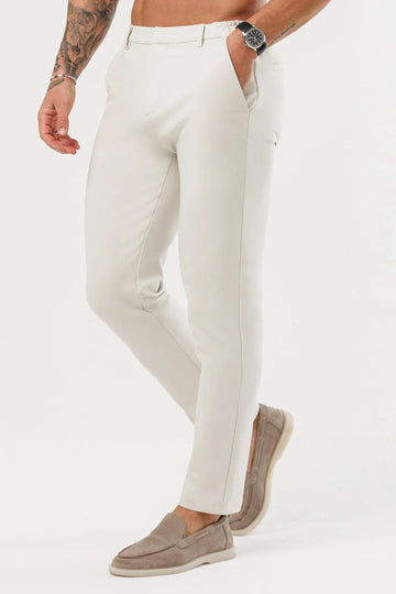 Hybrid SpandexDry Pants Trouser - Cream