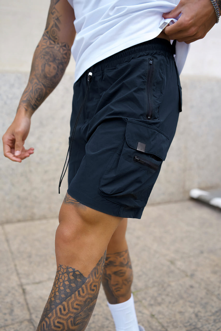 Raptor Cargo SpandexDry Woven Shorts - Navy