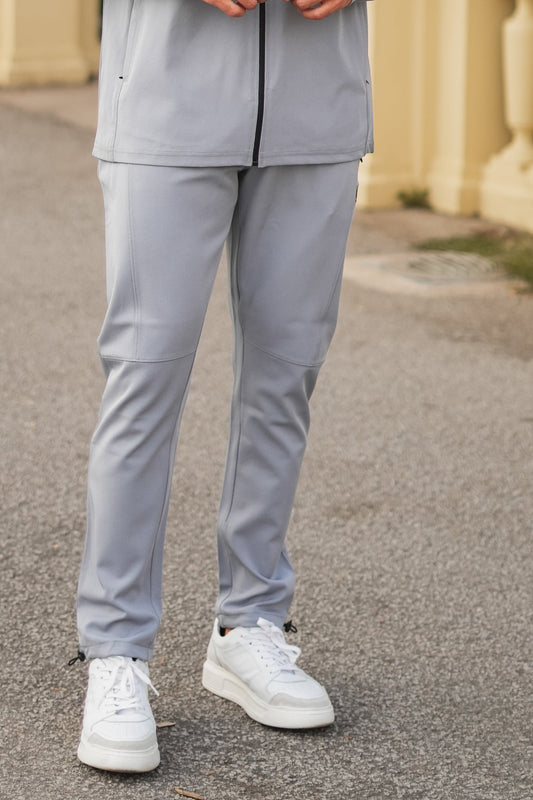 Venom Twill Spandex Woven Trouser - Silver