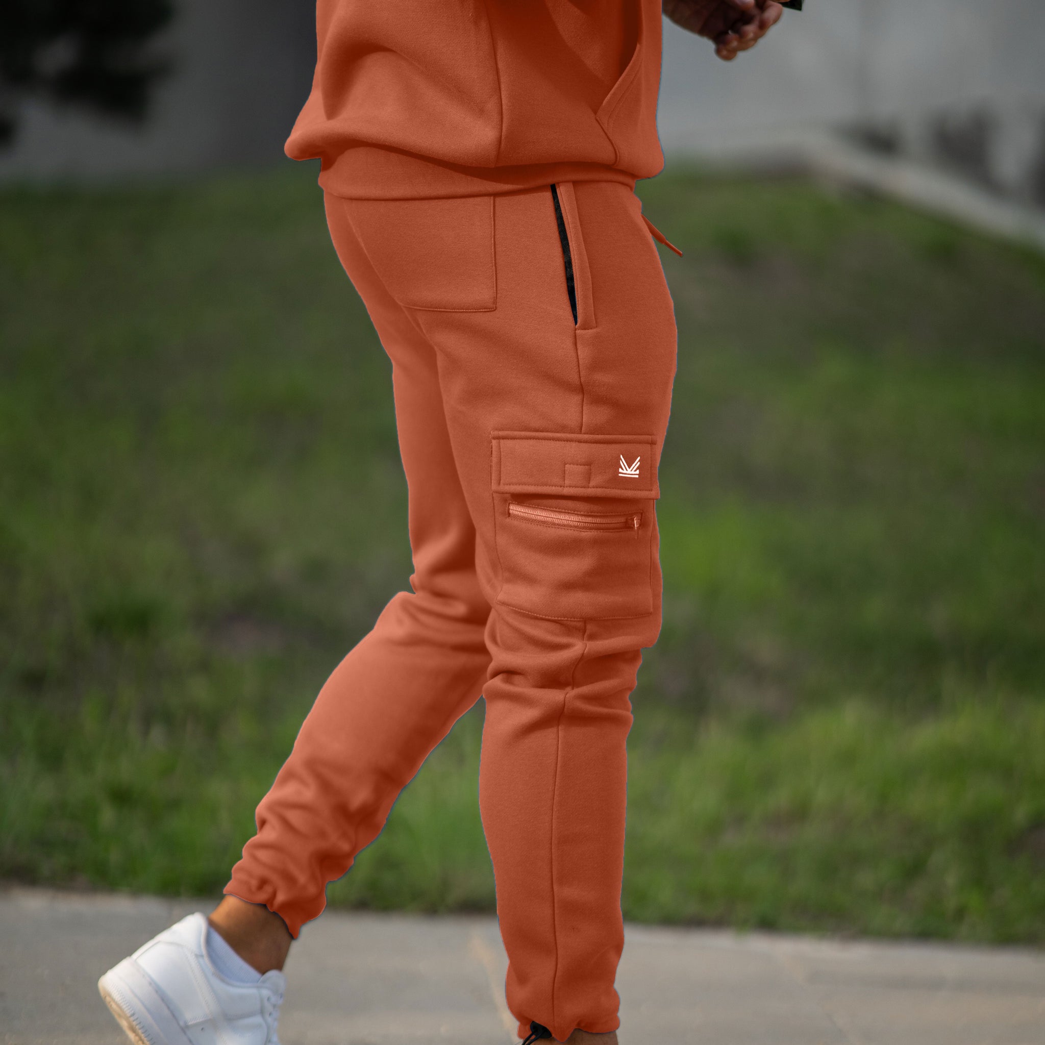 Monte Carlo Cargo Cotton Trouser	- Apricot