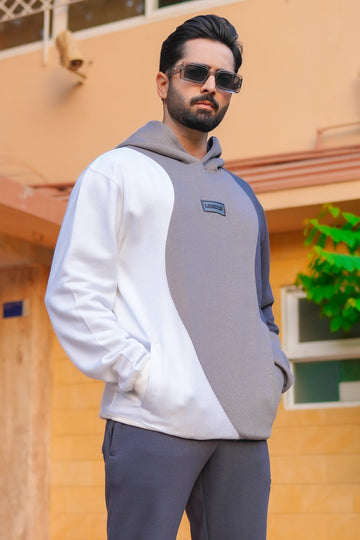 Zone Cotton Hoodie - Grey