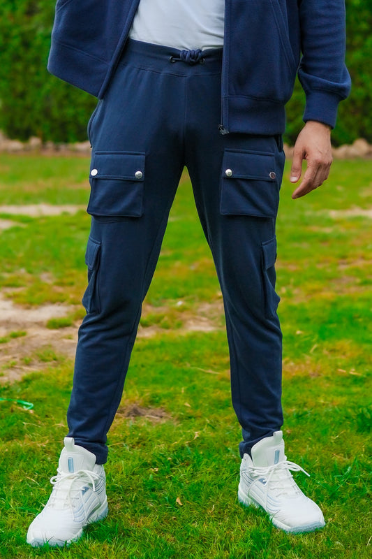 51 8 pocket Cargo Cotton Trouser - Navy