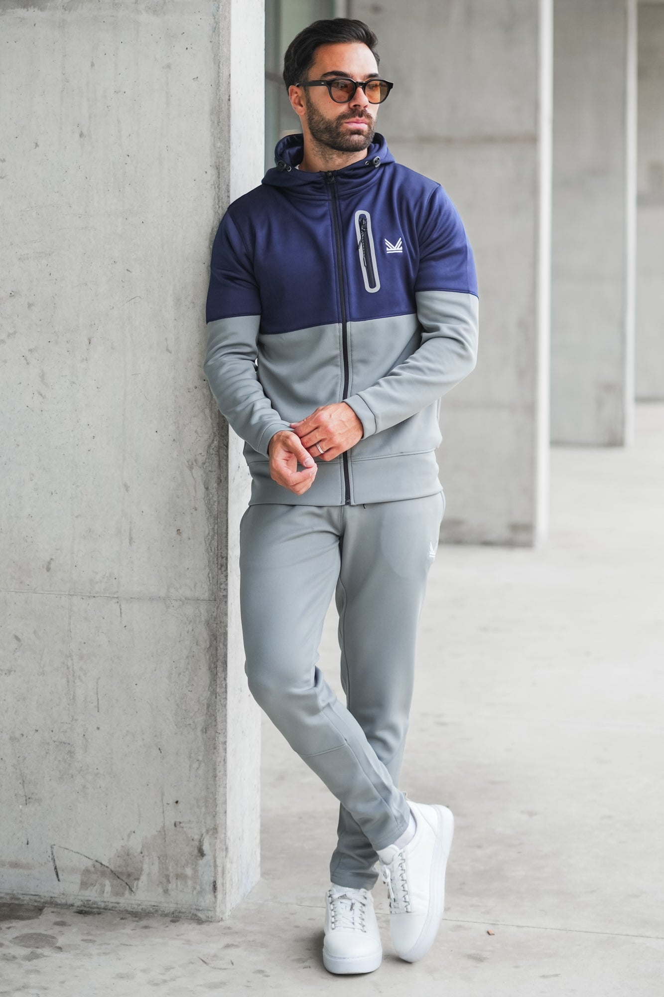 Script Reflective Quickdry Tracksuit - Navy