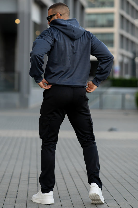 Neves Oversize Quickdry Tracksuit - Charcoal