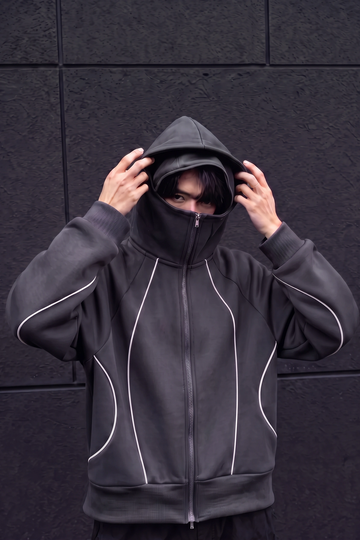 Balaclava Jacket - Grey